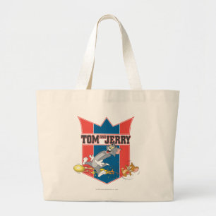 Bolsa Tote Grande Tom e Jerry Soccer (Futebol) 7