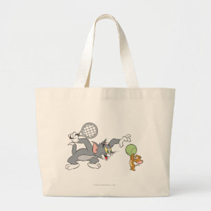 Bolsa Tote Grande Tom e Jerry Tênis Stars 2