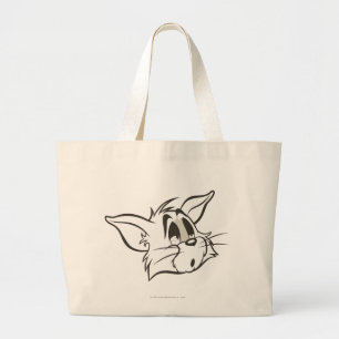 Bolsa Tote Grande Tom Sleepy Cat