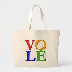 Bolsa Tote Grande Tomada cómico em t-shirt e em presentes do AMOR
