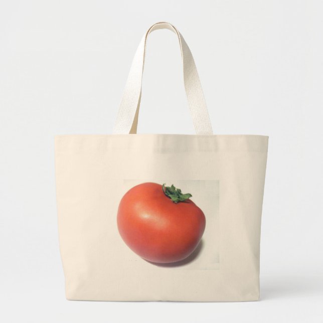 Bolsa Tote Grande Tomate Vermelho (Frente)