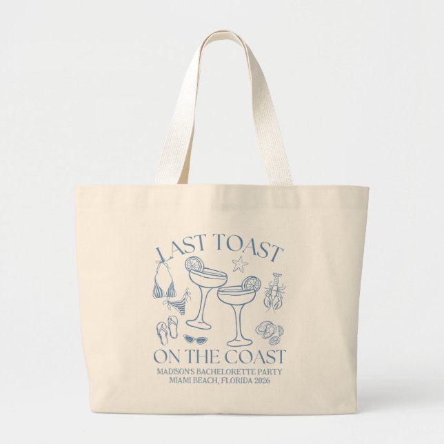 Bolsa Tote Grande Torrada Final Caprichosa na Costa (Frente)