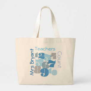 Bolsa Tote Grande Tote Bag do Professor Personalizado