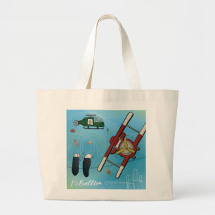 Bolsa Tote Grande Tote Bag - Escrito no céu