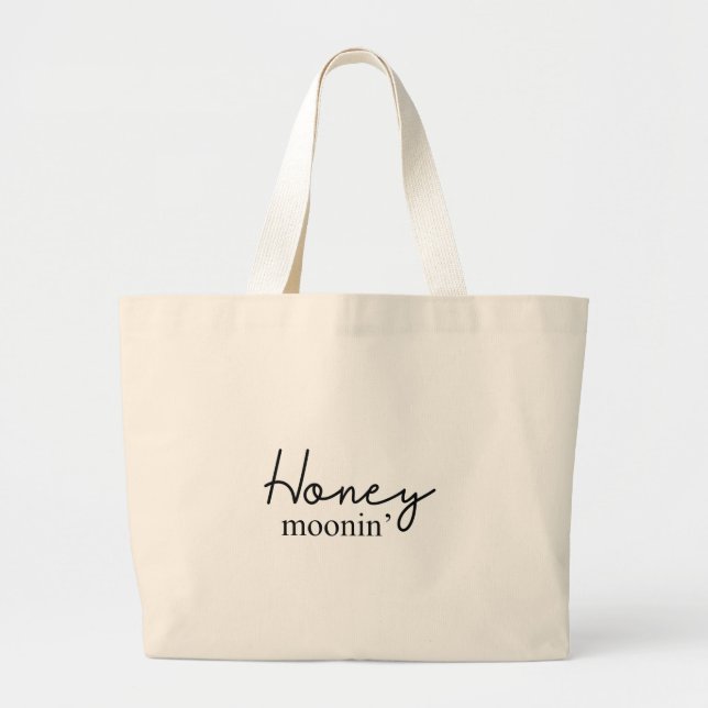 Bolsa Tote Grande Tote Bag - Honey Moonin' (Frente)