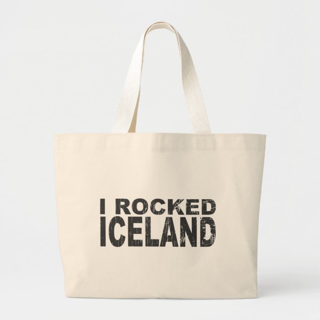 Bolsa Tote Grande Tote Bag Islândia (Frente)