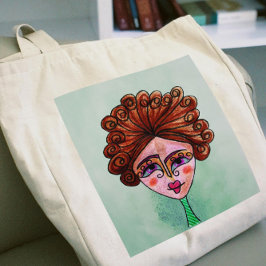 Bolsa Tote Grande Tote Bag - Jumbo (Mulher Whimsical - 01)