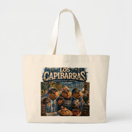 Bolsa Tote Grande Tote Bag Los Capibarras viajeros en Canadá
