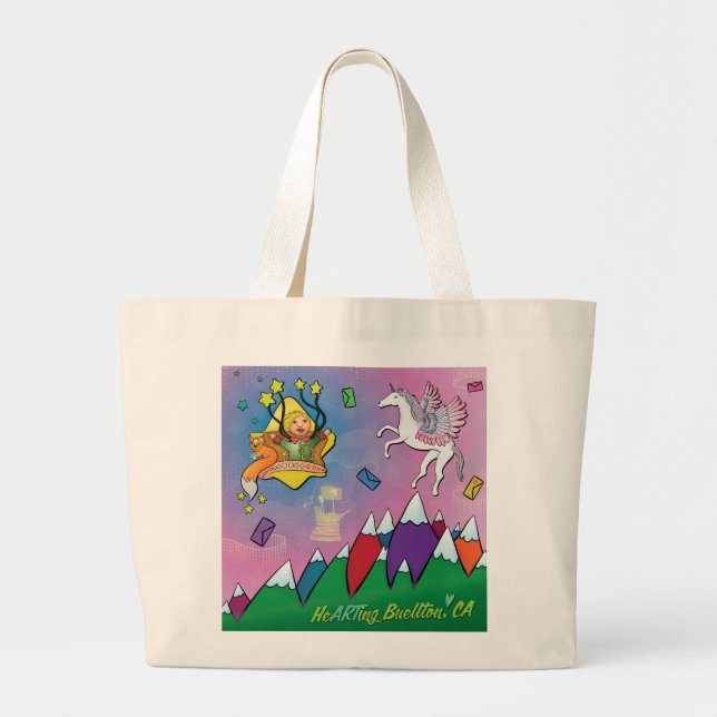 Bolsa Tote Grande Tote Bag - Wonderland (Frente)
