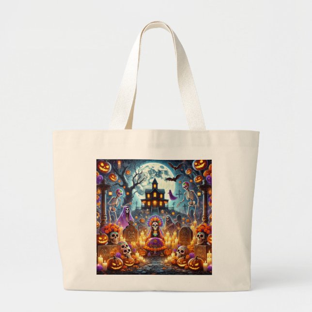 Bolsa Tote Grande  Tote Bags women halloween party  (Frente)
