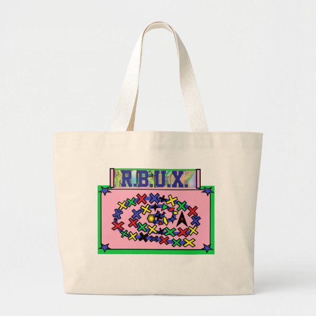 BOLSA TOTE GRANDE TOTE R.B.U.X. UNIQUEX HANDBAG (Frente)