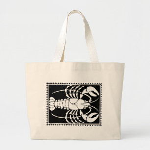 Bolsa Tote Grande Totebag Antiquado do Cancer de Astrologia Zodiac