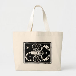 Bolsa Tote Grande Totebag Astrológico Zodiac Antiguo