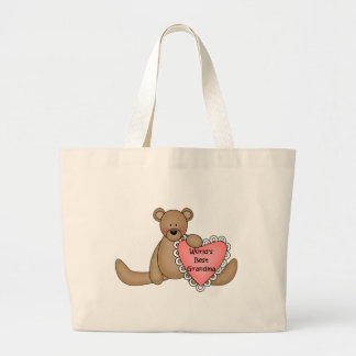 Bolsa Tote Grande Totebag da avó do mundo o melhor