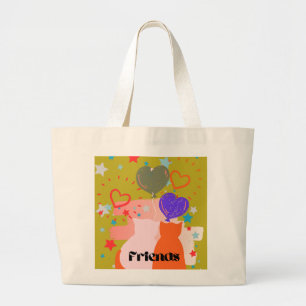 Bolsa Tote Grande Totebags para amigos