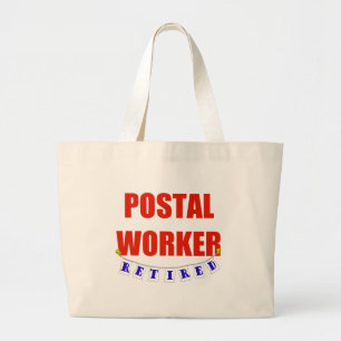 BOLSA TOTE GRANDE TRABALHADOR POSTAL APOSENTADO
