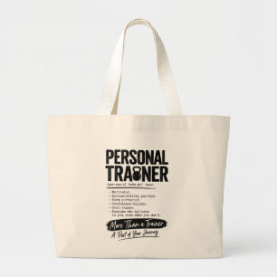 Bolsa Tote Grande Treinador Pessoal Motivador Coach de Fitness