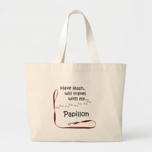 Bolsa Tote Grande Trela do viagem de Papillon