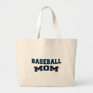 Bolsa Tote Grande Trendy Beisebol Mãe