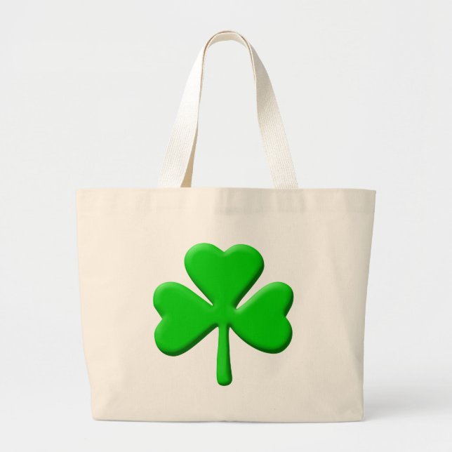 Bolsa Tote Grande trevo 3d (Frente)
