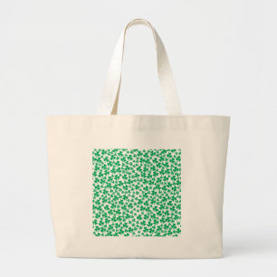 Bolsa Tote Grande Trevos múltiplos