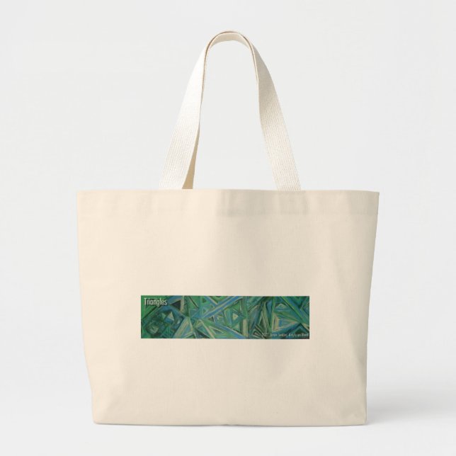 Bolsa Tote Grande triângulos (Frente)