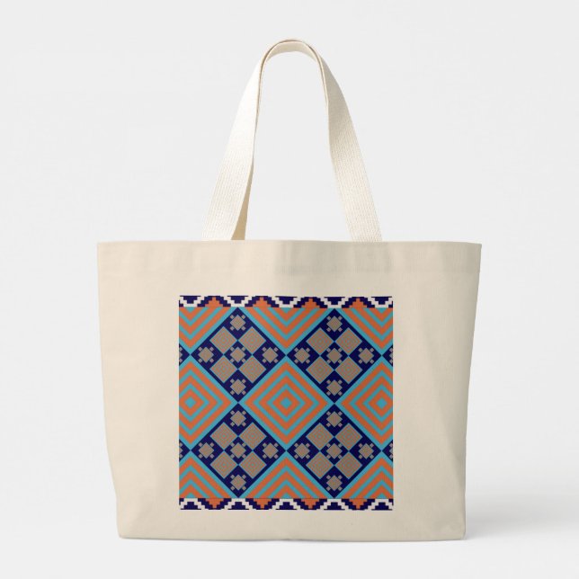 Bolsa Tote Grande Tribal Patten (Verso)