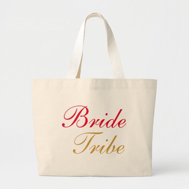 Bolsa Tote Grande Tribo da Noiva Dourada (Frente)