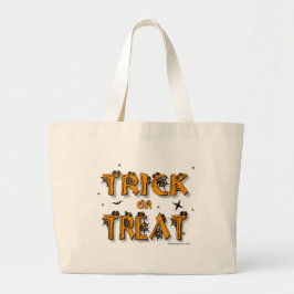 Bolsa Tote Grande Trick-or-Treat! | Dia das Bruxas