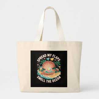 Bolsa Tote Grande Tropical Tease  Spread My Flaps, Smell the Ocean 