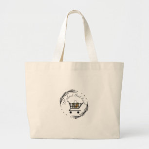 Bolsa Tote Grande "Tudo Sobre Aquele Cabelo - Trendy Comprando Tote