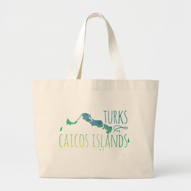 Bolsa Tote Grande Turcos & Caicos (Frente)