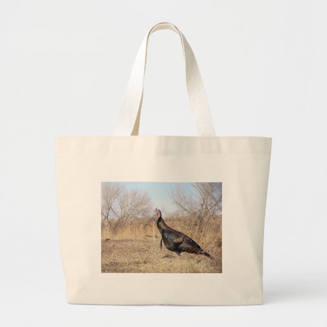 Bolsa Tote Grande Turquia solitária (Frente)