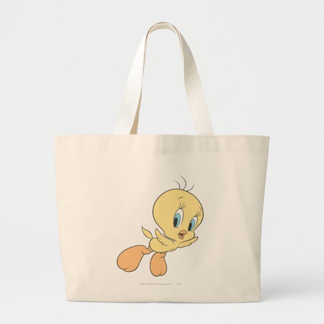 Bolsa Tote Grande TWEETY™ Nas Nuvens Pose 15 (Frente)