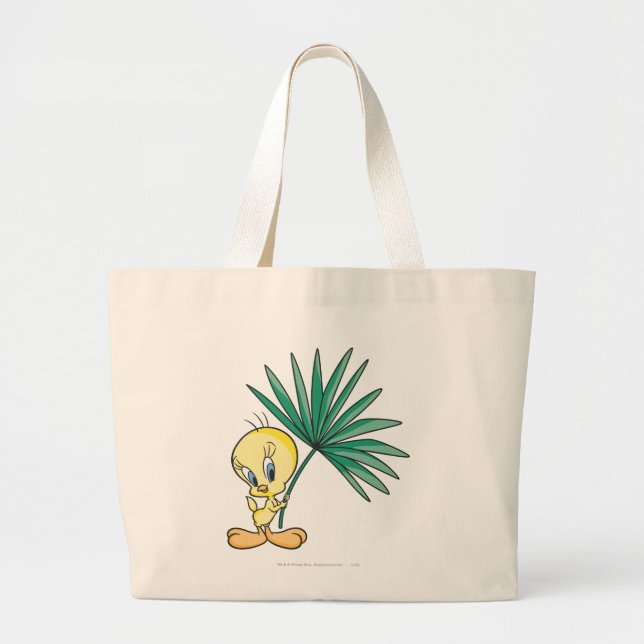 Bolsa Tote Grande TWEETY™ Pose de Praia 1 (Frente)