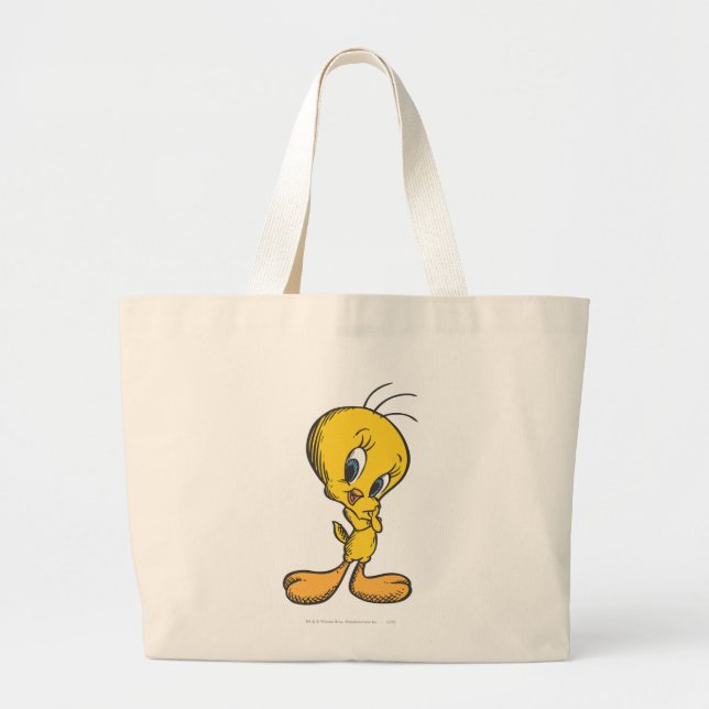 Bolsa Tote Grande Tweety tímido (Frente)