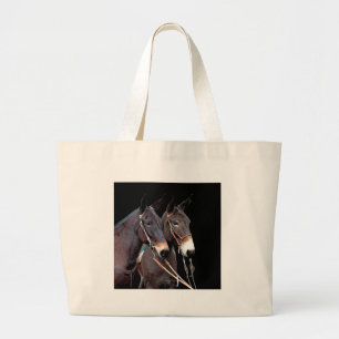 Bolsa Tote Grande Twosome da mula