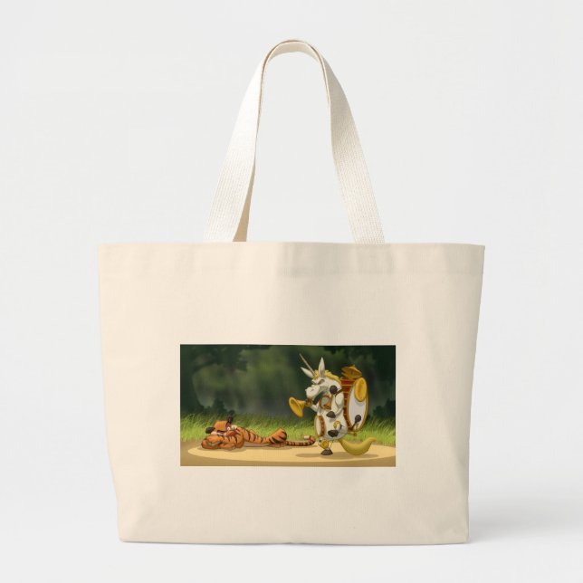 Bolsa Tote Grande Último saco do unicórnio (Frente)