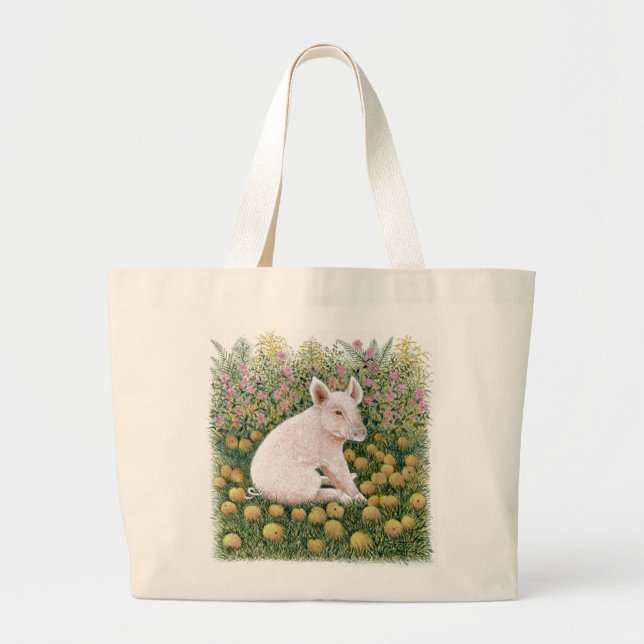 Bolsa Tote Grande Um mais Apple (Frente)