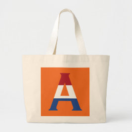 Bolsa Tote Grande Um Monograma sobreposto no Sinalizador NLD em ou j