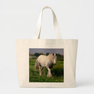 Bolsa Tote Grande Um Tecido Felipe Jacobs Neddy Horse Bag