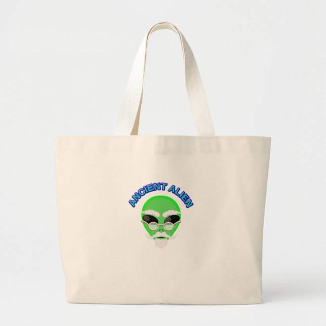 Bolsa Tote Grande Uma Alienígena antiga (Frente)