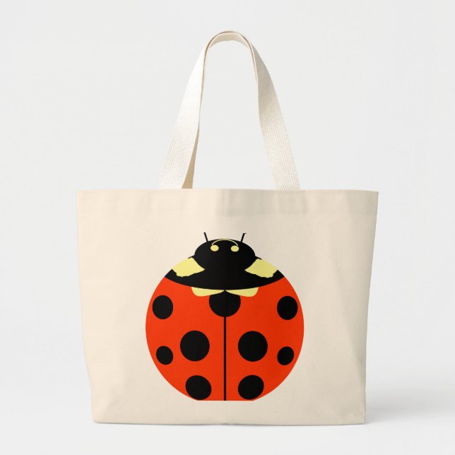 Bolsa Tote Grande Uma joaninha (Frente)