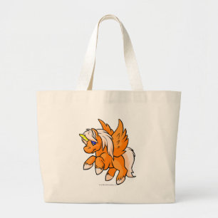 Bolsa Tote Grande Uni laranja