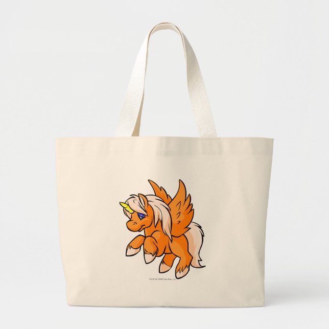 Bolsa Tote Grande Uni laranja (Frente)