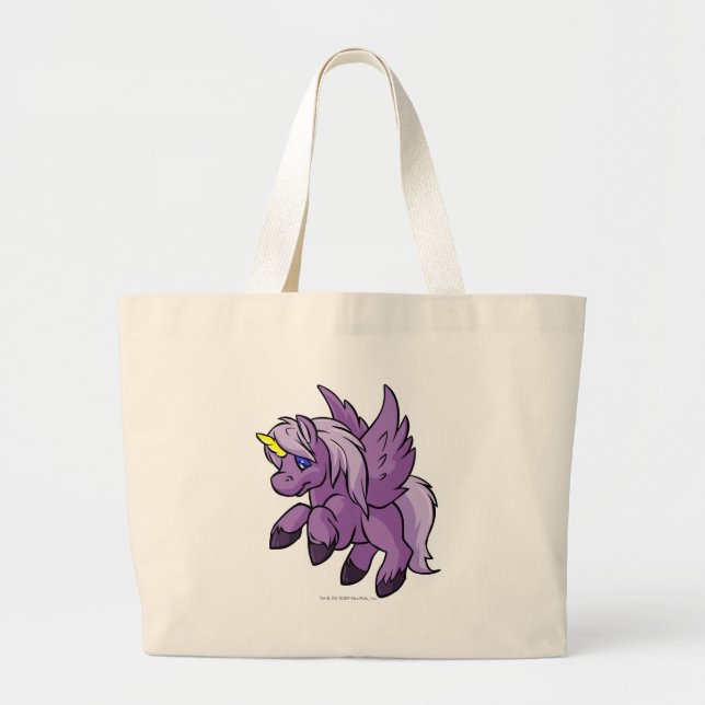 Bolsa Tote Grande Uni roxo (Frente)