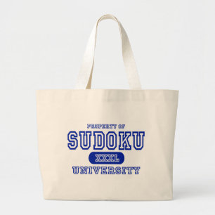 Bolsa Tote Grande Universidade de Sudoku