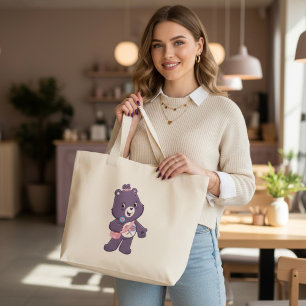 Bolsa Tote Grande Urso