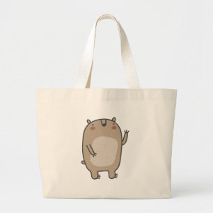 Bolsa Tote Grande Urso amigável