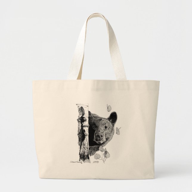 Bolsa Tote Grande Urso de Aspen (Frente)